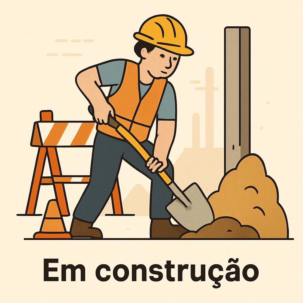 Pessoa trabalhando na obra